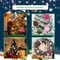 Tree Decorations, Velvet Ornaments for Christmas Tree, Velvet Christmas Ornaments Balls, 2.4 Inch Velvet Christmas Ornaments (A)